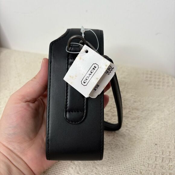Y2K Vintage Coach Nokia Phone Case 7906 NIB Black Leather Accessory - Picture 9 of 12